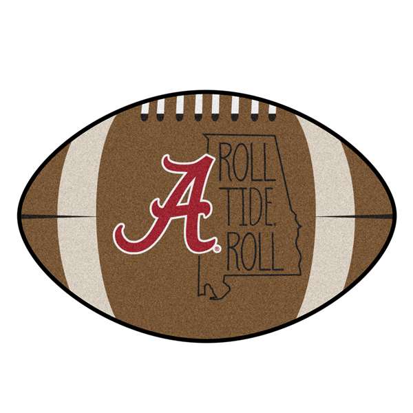 University of Alabama Crimson Tide Southern Style Football Mat