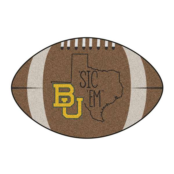 Baylor University Bears Southern Style Football Mat