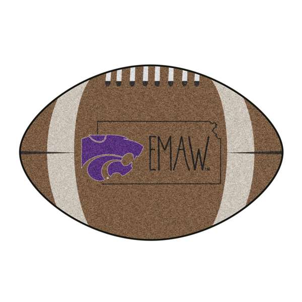 Kansas State University Wildcats Southern Style Football Mat