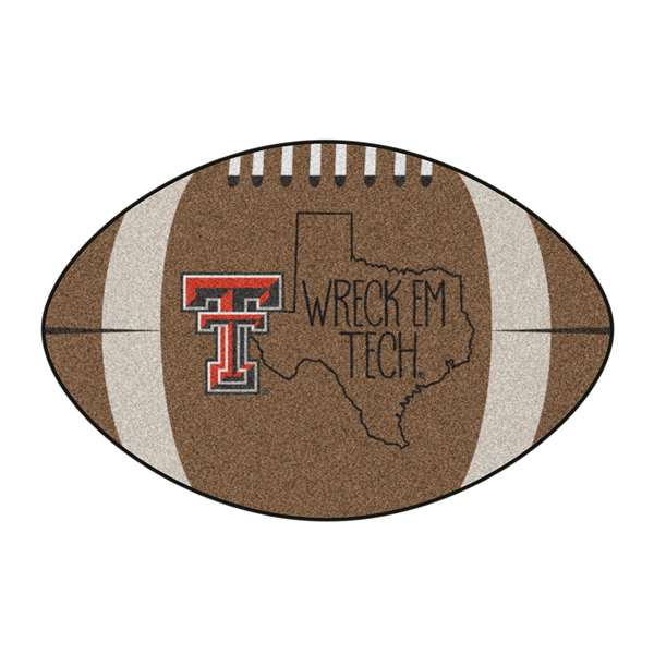 Texas Tech University Red Raiders Southern Style Football Mat