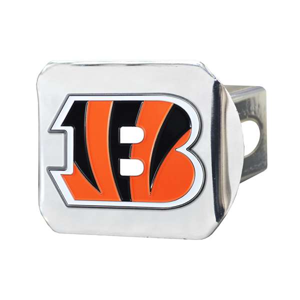 Cincinnati Bengals Bengals Color Hitch Cover - Chrome