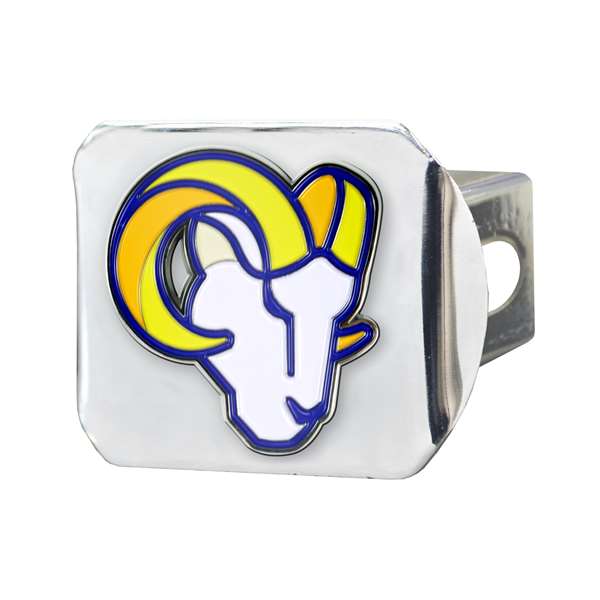 Los Angeles Rams  Rams Color Hitch Cover - Chrome
