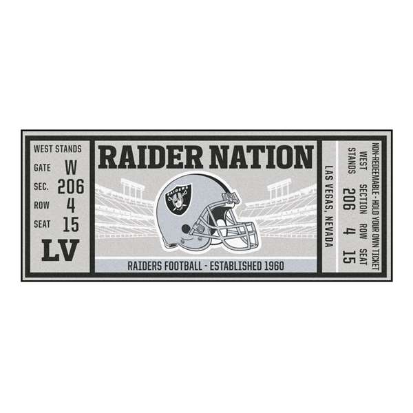 Las Vegas Raiders Raiders Ticket Runner