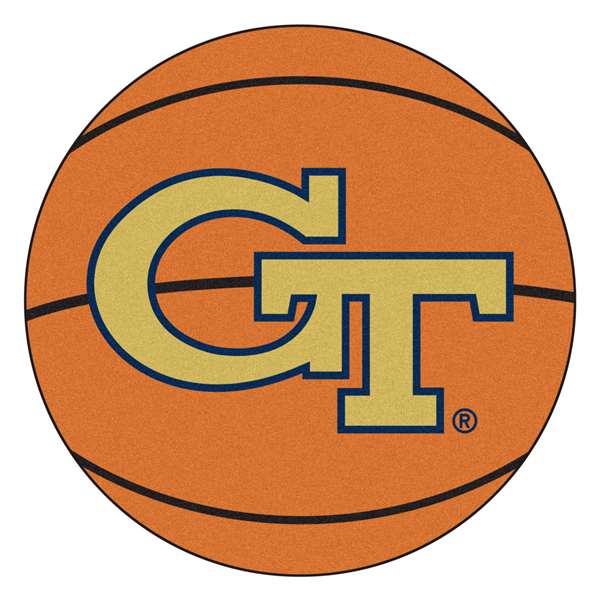 Georgia Tech Yellow Jackets Basketball Mat