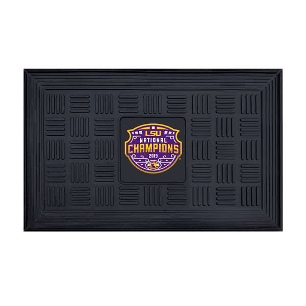 Louisiana State University LSU Tigers Medallion Door Mat 19.5"x31.25"