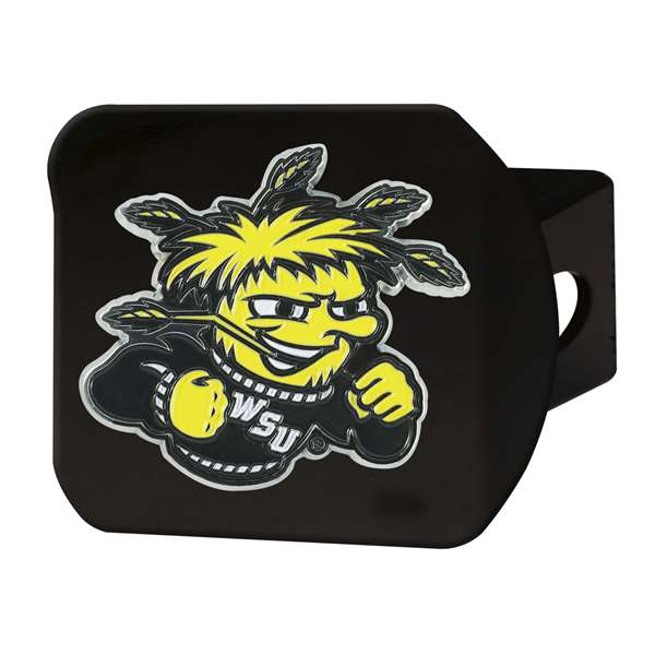 Wichita State University Shockers Color Hitch Cover - Black