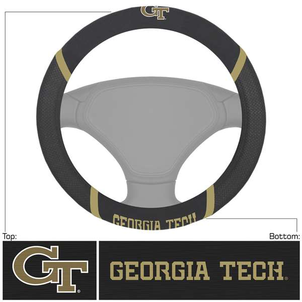 Georgia Tech Yellow Jackets Steering Wheel Cover