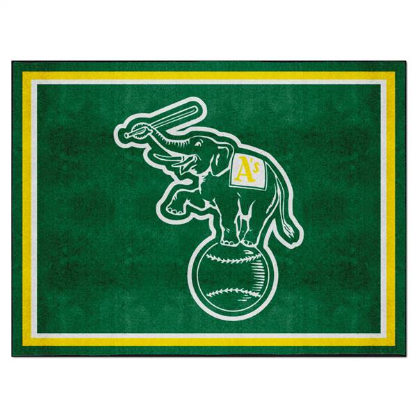 Oakland Athletics 8x10 Rug Elephant Logo