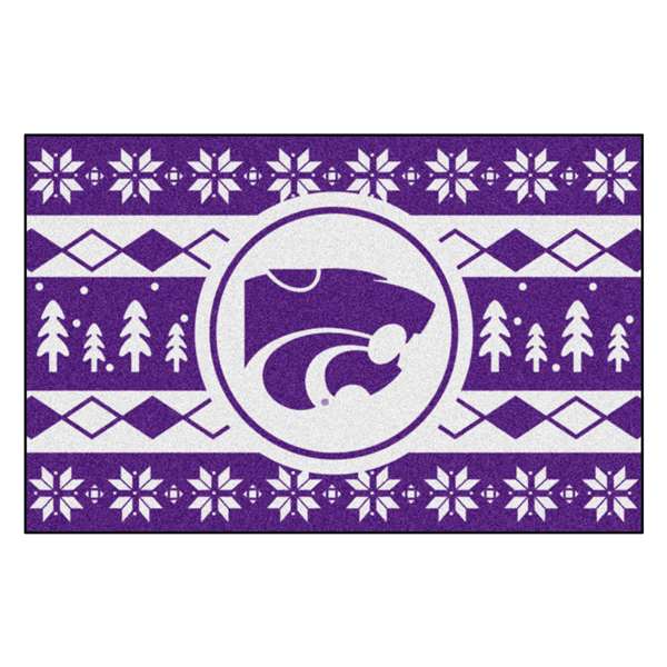 Kansas State University Wildcats Holiday Sweater Starter Mat