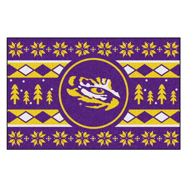 Louisiana State University Tigers Holiday Sweater Starter Mat