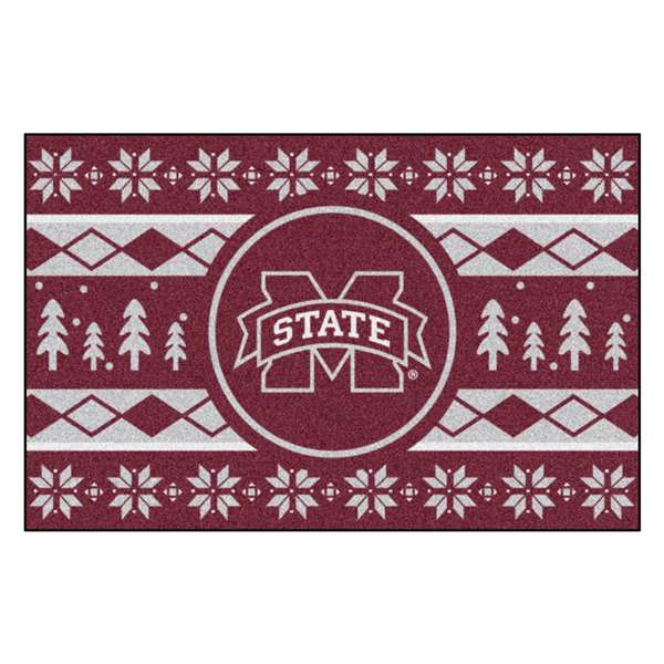 Mississippi State University Bulldogs Holiday Sweater Starter Mat