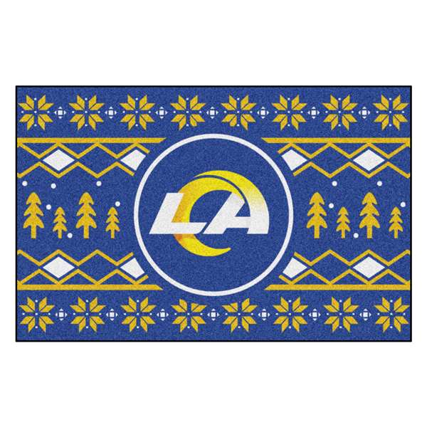 Los Angeles Rams Rams Holiday Sweater Starter Mat