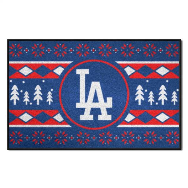 Los Angeles Dodgers Dodgers Holiday Sweater Starter Mat