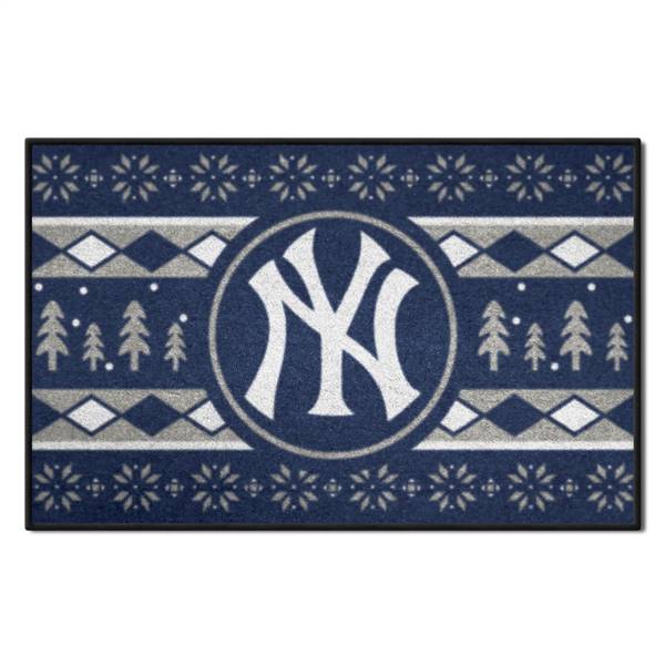 New York Yankees Yankees Holiday Sweater Starter Mat
