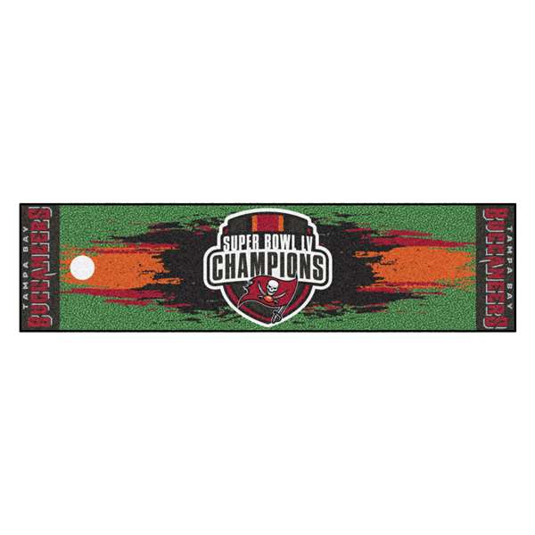 Tampa Bay Buccaneers Super Bowl LV 55 Champions Putting Green Mat 18"x72"