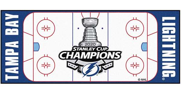 Tampa Bay Lightning 2020 Stanley Cup Champions Rink Runner