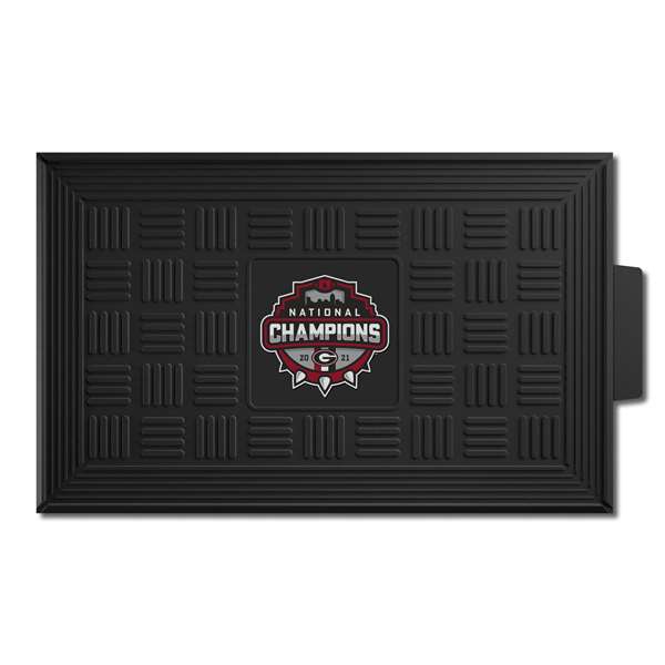 University of Georgia Bulldogs 2021-22 National Champions Medallion Door Mat