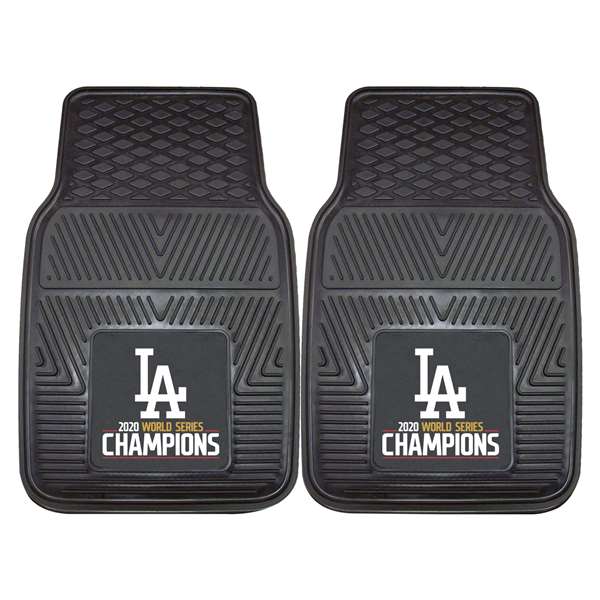Los Angeles Dodgers 2020 World Series Champions 2-pc Vinyl Car Mat Set