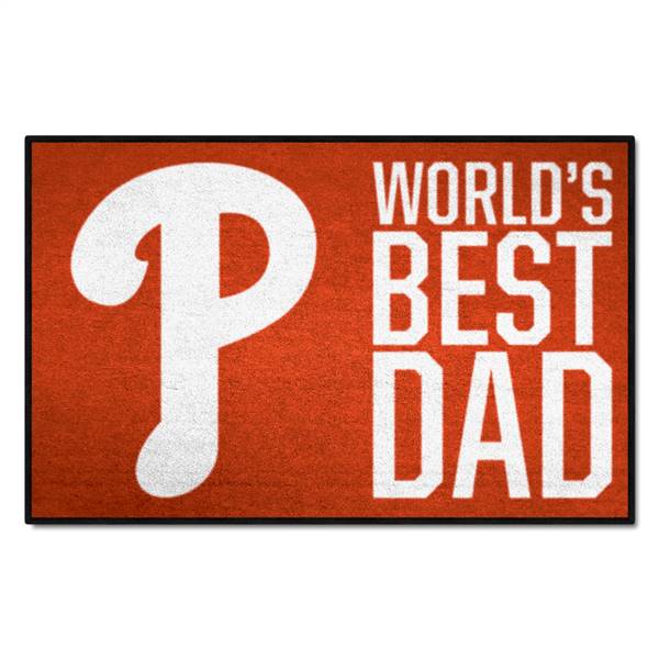 Philadelphia Phillies Phillies Starter Mat - World's Best Dad