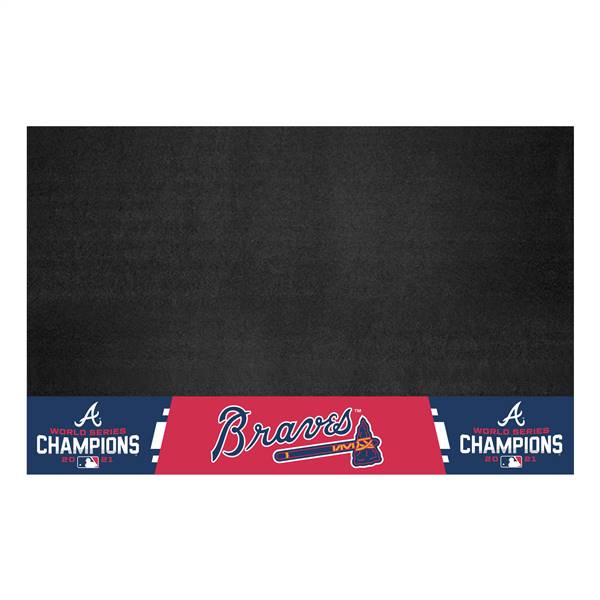 Atlanta Braves 2021 World Series Champions Grill Mat 26X42 inches