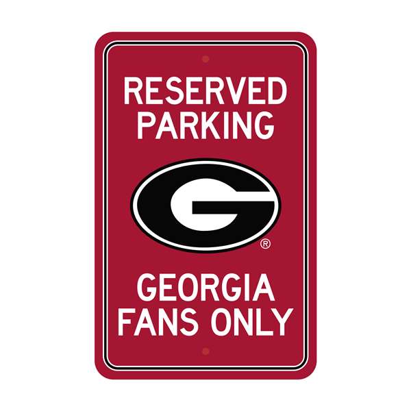 University of Georgia Bulldogs Parking Sign