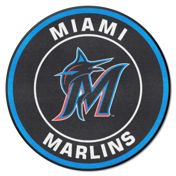 Miami Marlins Marlins Roundel Mat
