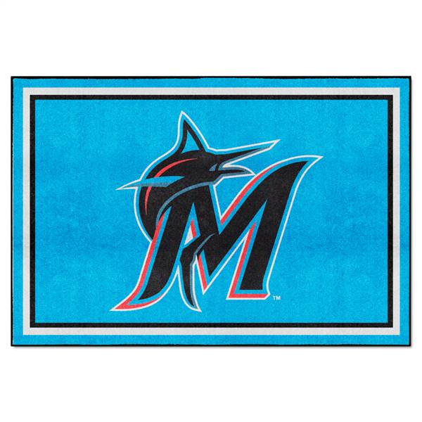 Miami Marlins Marlins 5x8 Rug