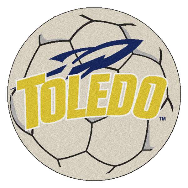 University of Toledo Rockets Soccer Ball Mat