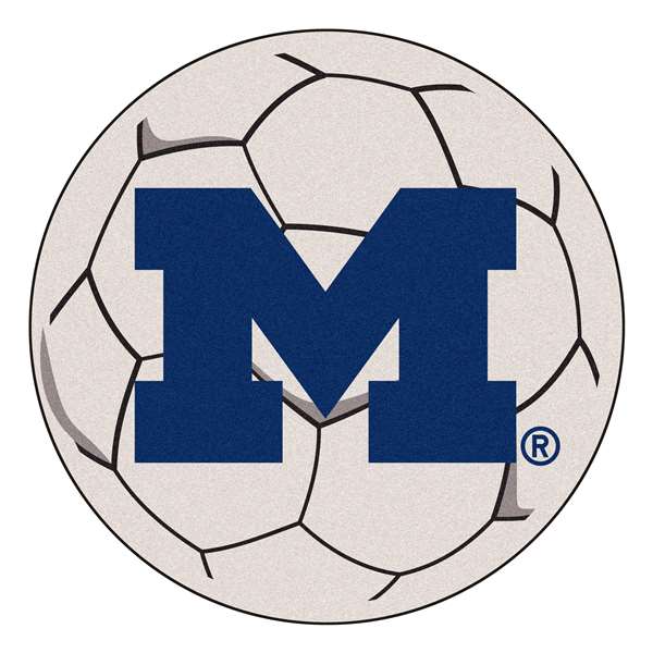 University of Michigan Wolverines Soccer Ball Mat