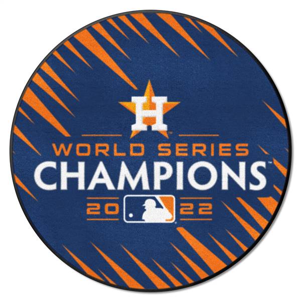 Houston Astros 2022 MLB World Series Champions Baseball Rug - 27in. Diameter