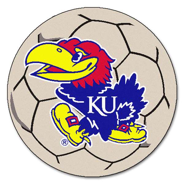 University of Kansas Jayhawks Soccer Ball Mat