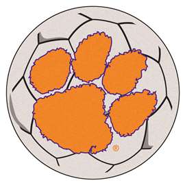 Clemson University Tigers Soccer Ball Mat