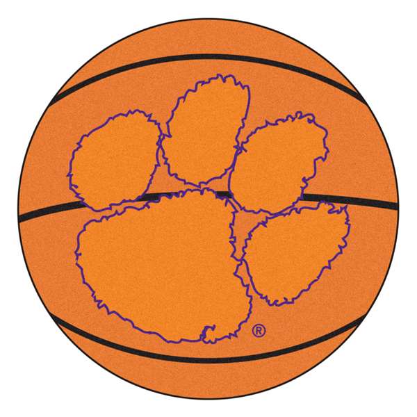 Clemson University Tigers Basketball Mat