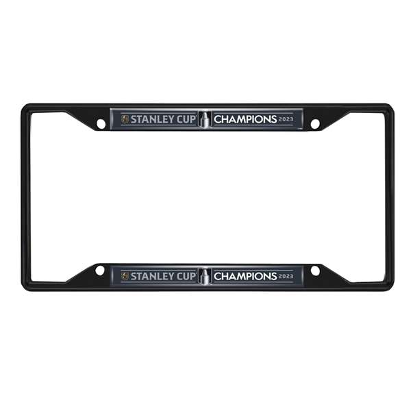 Vegas Golden Knights 2023 Stanley Cup Champions Chrome Metal License Plate Frame, 6.25in x 12.25in  41050