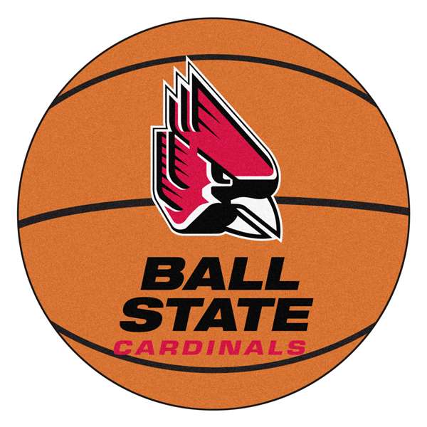 Ball State University Cardinals Basketball Mat