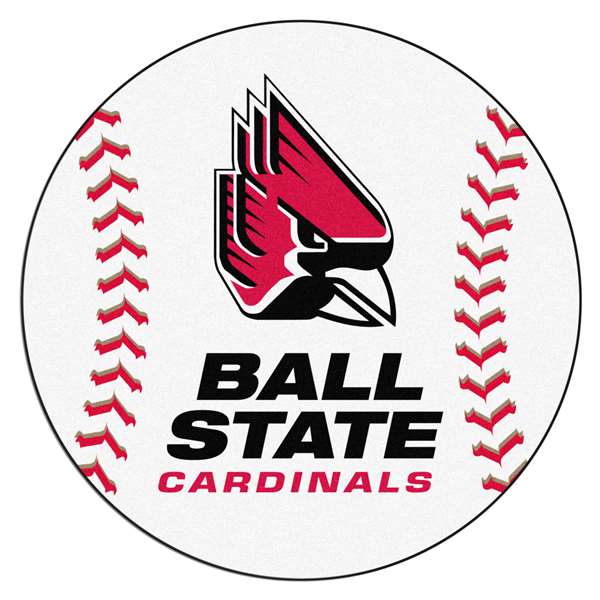 Ball State University Cardinals Baseball Mat