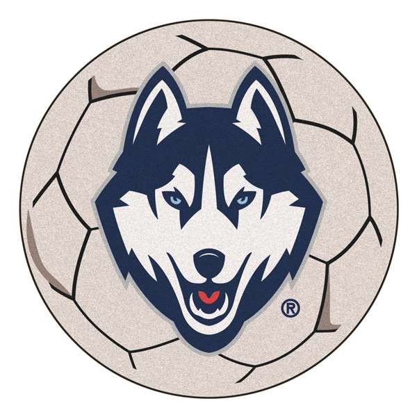 University of Connecticut Huskies Soccer Ball Mat