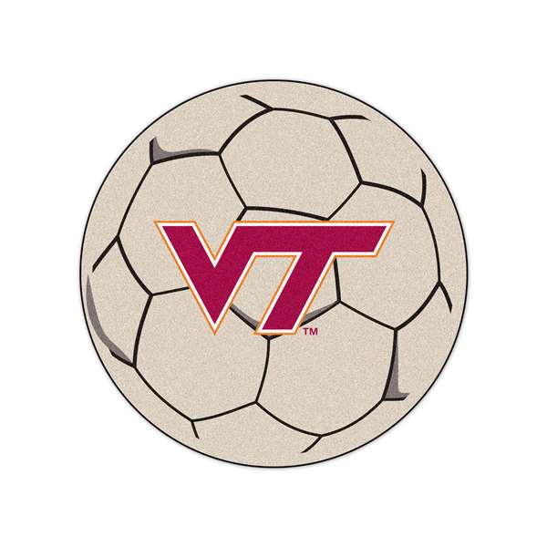 Virginia Tech Hokies Soccer Ball Mat