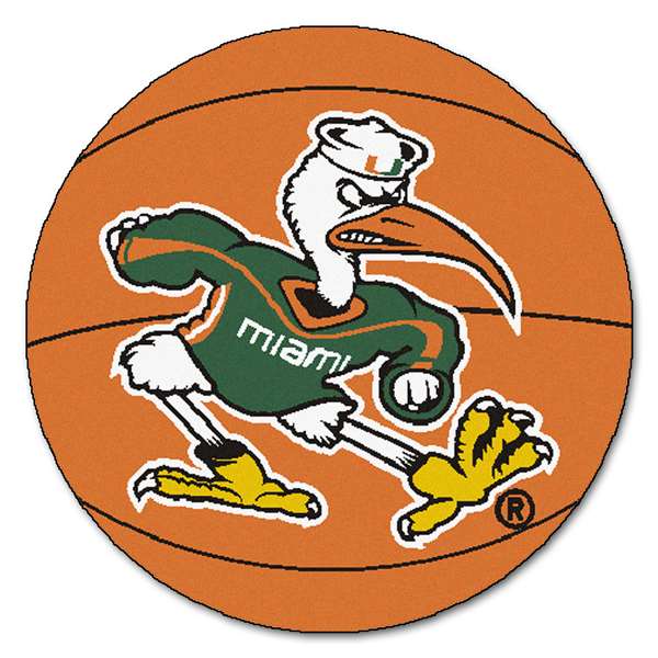 University of Miami Hurricanes Basketball Mat