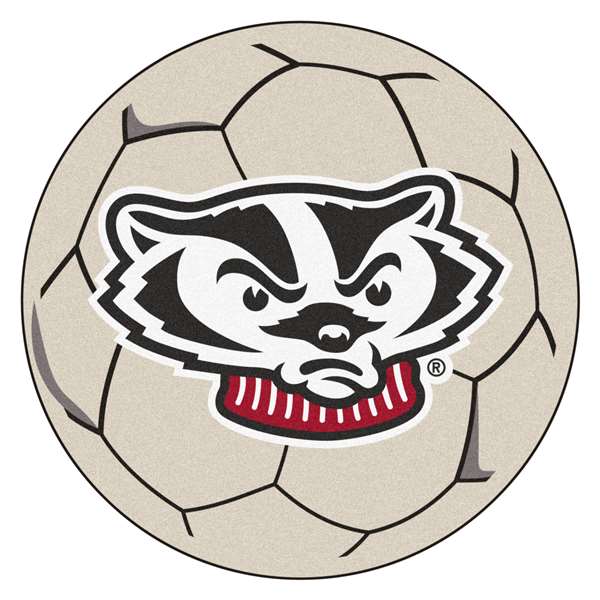 University of Wisconsin Badgers Soccer Ball Mat