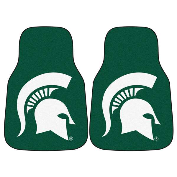 Michigan State University Spartans 2-pc Carpet Car Mat Set