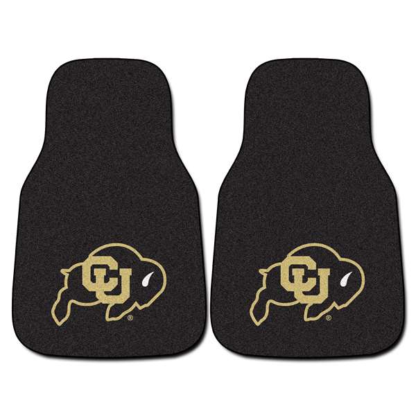 University of Colorado Buffaloes 2-pc Carpet Car Mat Set