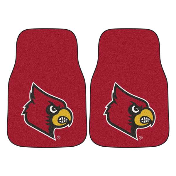 University of Louisville Cardinals 2-pc Carpet Car Mat Set