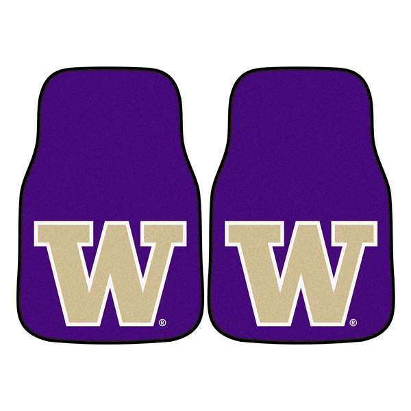 University of Washington Huskies 2-pc Carpet Car Mat Set