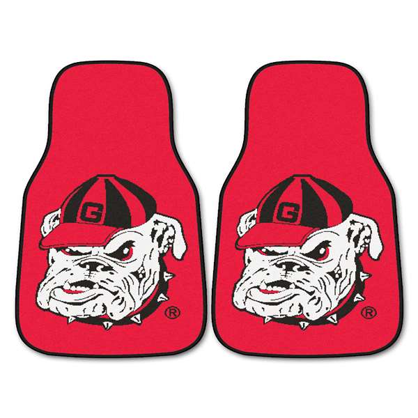 University of Georgia Bulldogs 2-pc Carpet Car Mat Set