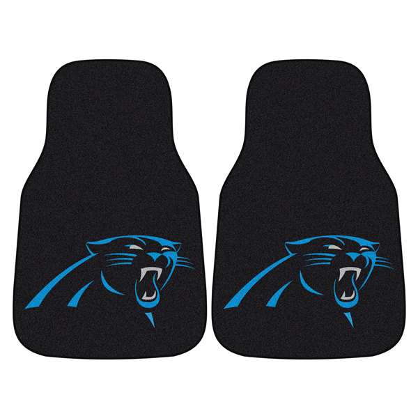 Carolina Panthers Panthers 2-pc Carpet Car Mat Set
