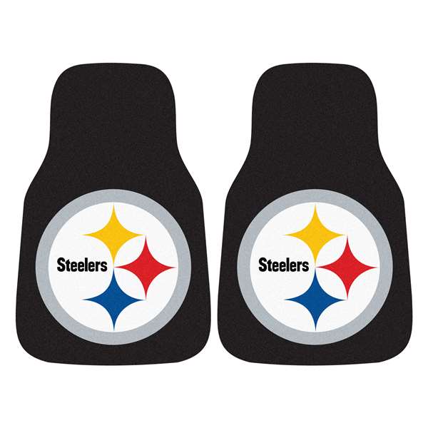 Pittsburgh Steelers Steelers 2-pc Carpet Car Mat Set