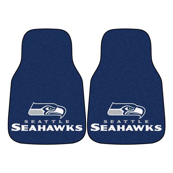 Seattle Seahawks Seahawks 2-pc Carpet Car Mat Set