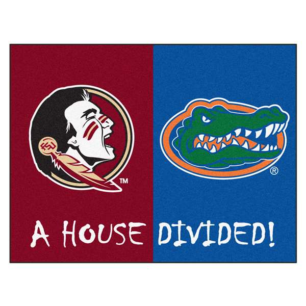 House Divided - Florida State / Florida House Divided House Divided Mat