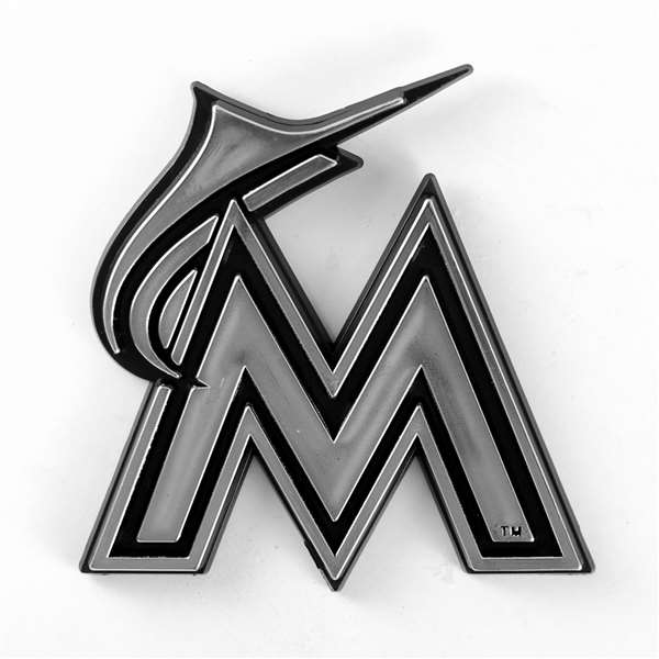 Miami Marlins Marlins Molded Chrome Emblem